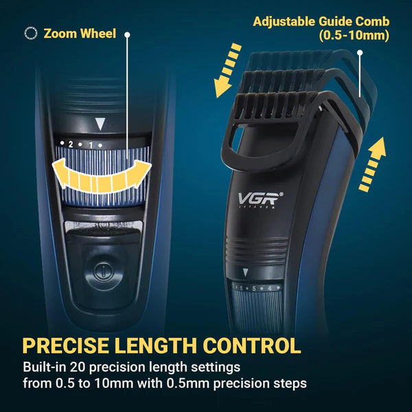 VGR V-052 Cordless Hair & Beard Trimmer - Tic Tac