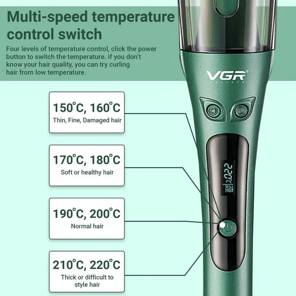 VGR V-583 Automatic Hair Curler For Women - Tic Tac