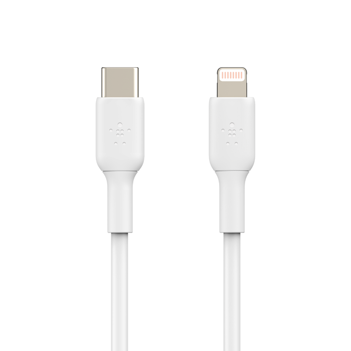 كابل BoostCharge USB-C إلى Lightning (1 متر / 3.3 قدم، أبيض وأسود)