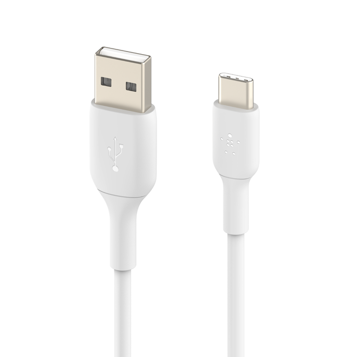 بلكين CAB001bt1MWH كابل USB-C إلى USB-A (1 متر / 3.3 قدم، أبيض)