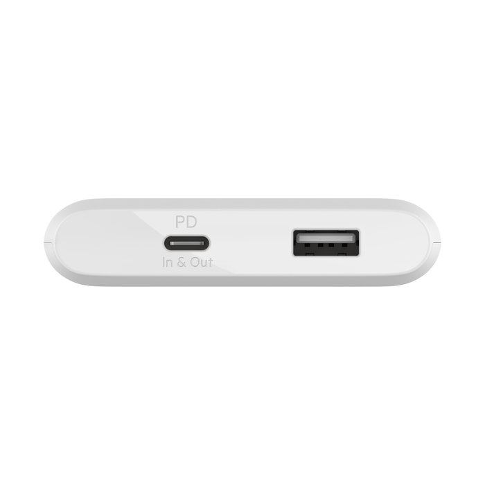 Belkin BPB001btBK 10K USB-C 18W PD Power Bank + USB-C Cable, white - Tic Tac