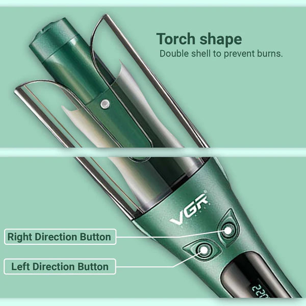 VGR V-583 Automatic Hair Curler For Women - Tic Tac