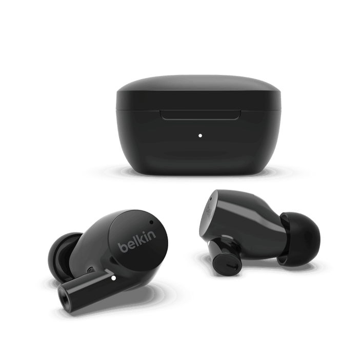 Belkin AUC004btBK SOUNDFORM RISE True Wireless Earbuds, Black