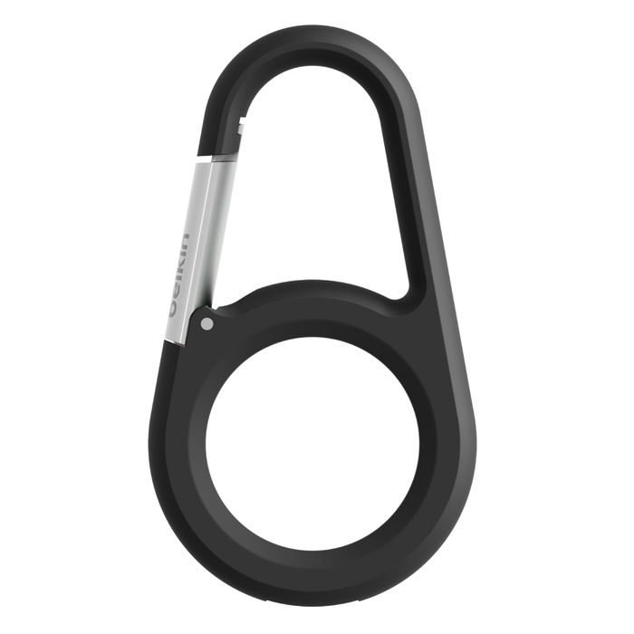 Belkin MSC008btBK Secure Holder with Carabiner for AirTag, Black