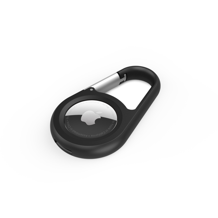 Belkin MSC008btBK Secure Holder with Carabiner for AirTag, Black