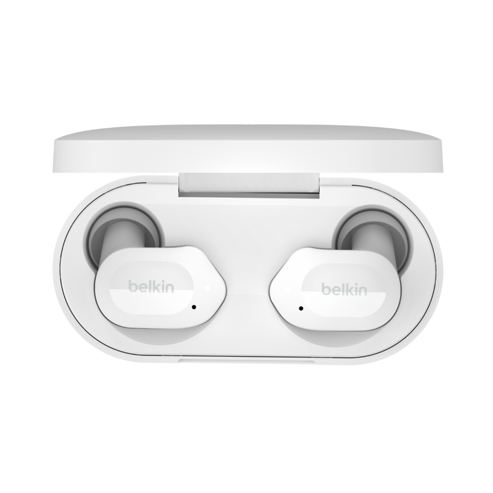 Belkin AUC005btWH SOUNDFORM™ Play True Wireless Earbuds, White