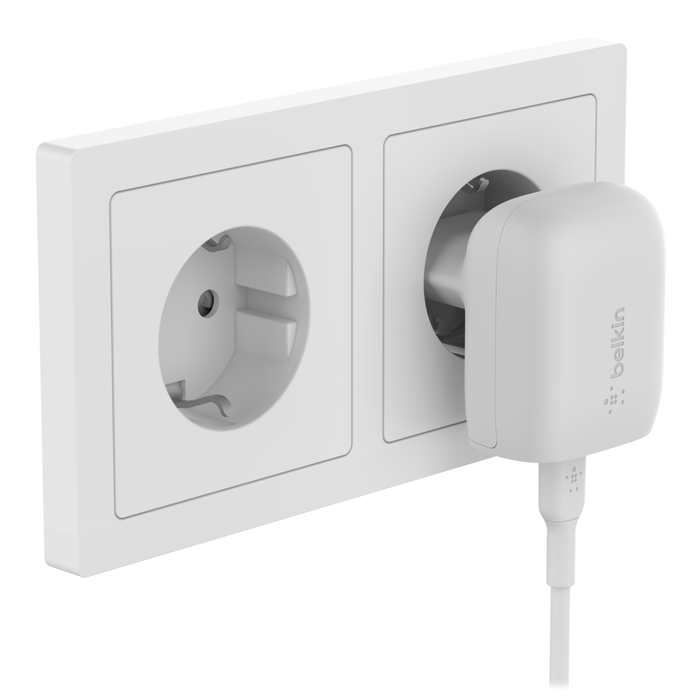 Belkin BoostCharge USB-C Wall Charger 20W, USB-C PD certified with PPS - Tic Tac