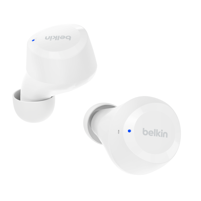 Belkin AUC009btTE SOUNDFORM BOLT True Wireless Earbuds, Teal and White