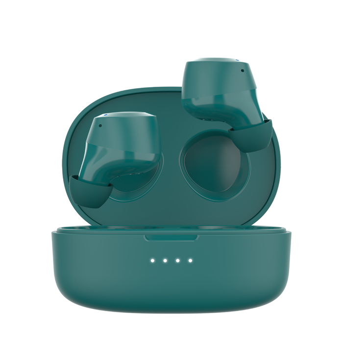 Belkin AUC009btTE SOUNDFORM BOLT True Wireless Earbuds, Teal and White