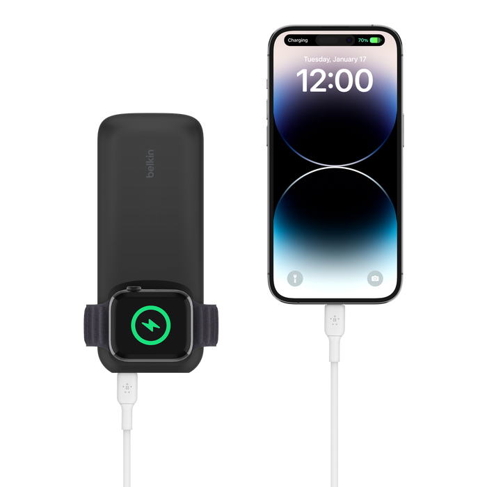 Fast Wireless Charger for Apple Watch + Power Bank 10K - Tic Tac