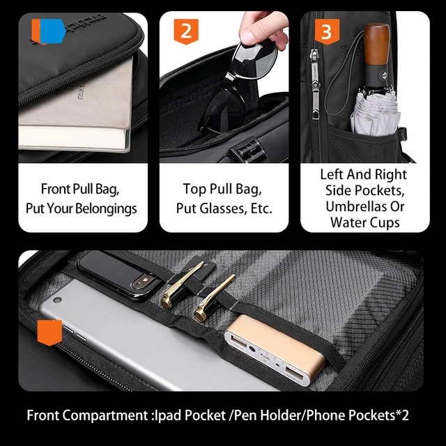 Waterproof RFID Business Backpack Bag Rucksack 15.6 Inch Laptop School Wholesale Backpacks Men Bag Pack