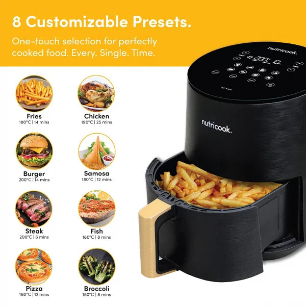 Nutricook Air Fryer Mini Black, NC-AF103K