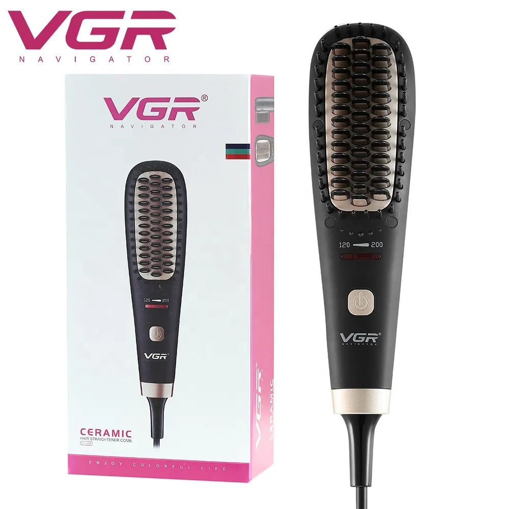 VGR V-568 Professional Hair Straightener Comb with Indicator light - Tic Tac