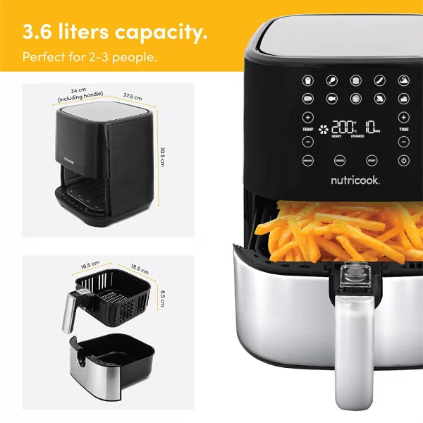 Nutricook Rapid Airfryer 2, 3.6L, NC-AF204