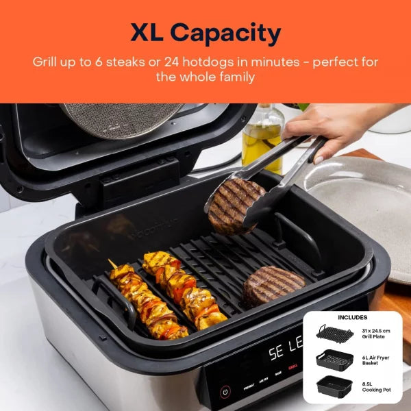 Nutricook Smart Indoor Grill & Airfryer XL 8.5L