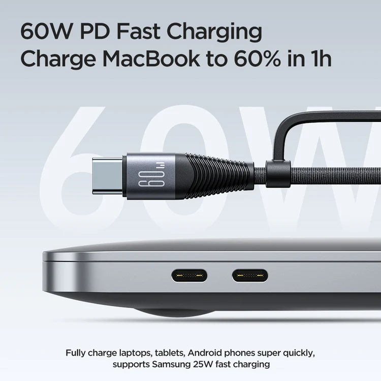 Multi-functional data cable for fast charging SA37-2T2 - Tic Tac