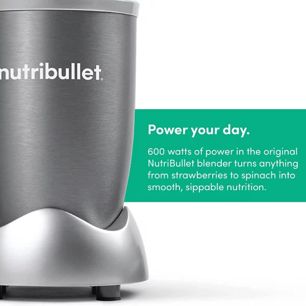 Nutribullet 600W Grey, 9 Pcs,  NBR-1212M