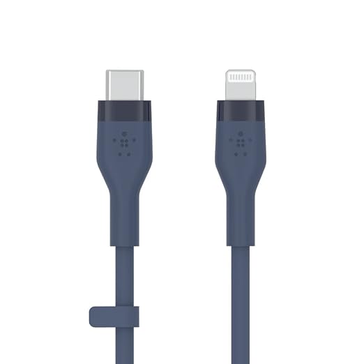 كابل بيلكين BOOST Flex USB-C من السيليكون مع موصل Lightning، 1 متر