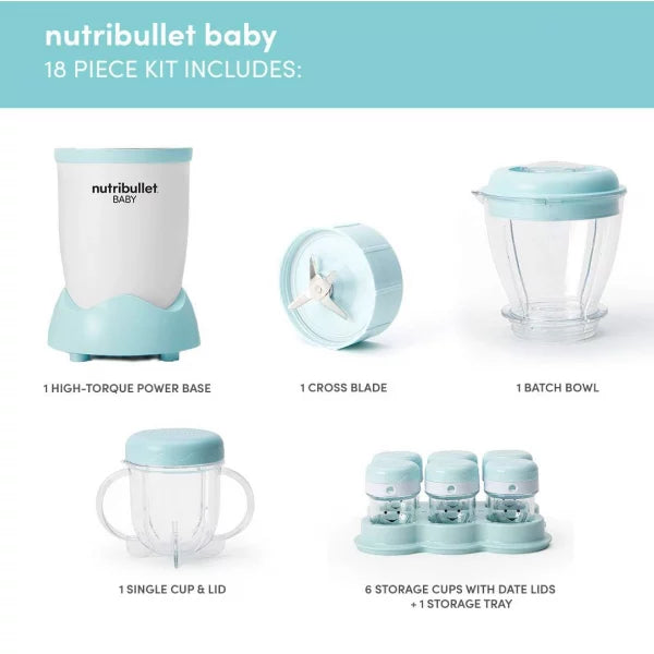 Nutribullet Baby 200W, 12Pcs,  NBY-1812