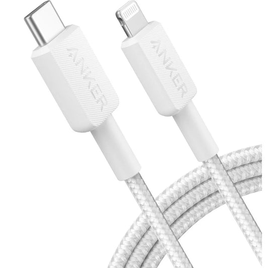 A81B6H21 Anker Anker 322 USB-C to Lightning Cable (6ft Braided) B2B - UN (excluded CN, Europe) - Tic Tac