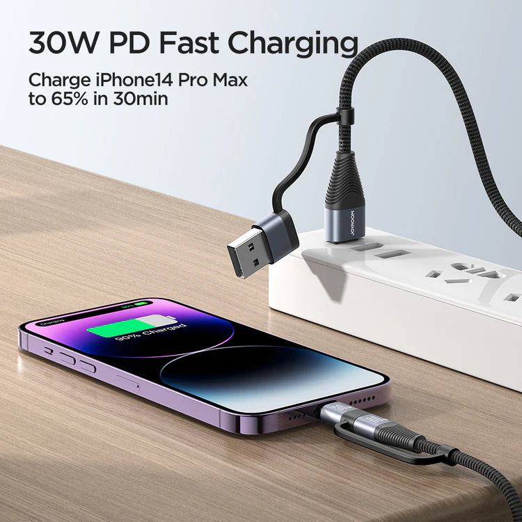 Multi-functional data cable for fast charging SA37-2T2 - Tic Tac