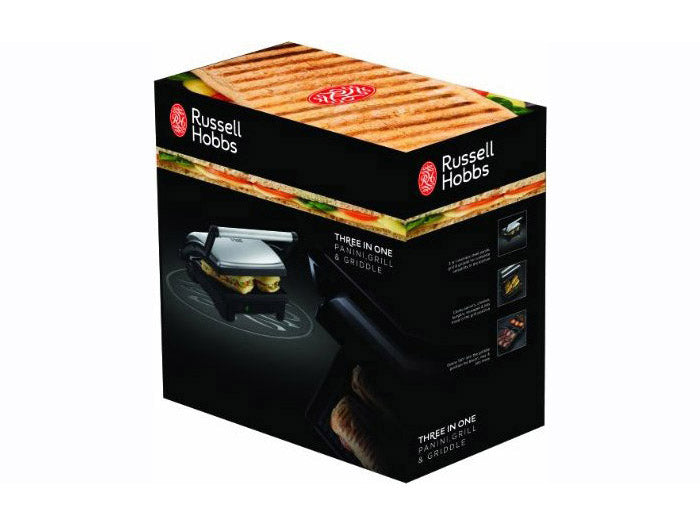 Russell Hobbs Stainless Steel Panini Grill - Tic Tac