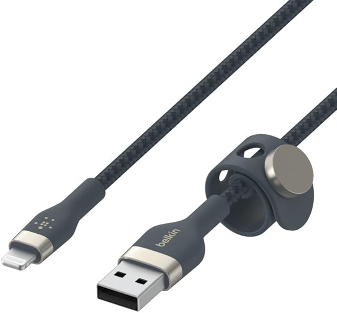 Belkin CAA010bt3MBL PRO Flex Braided Silicone Cable USB-A with Lightning , 3M