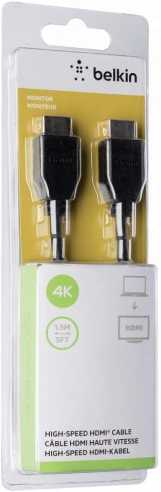 Belkin F3Y017bt1.5MBLK HDMI Cable, 1.5m, Black