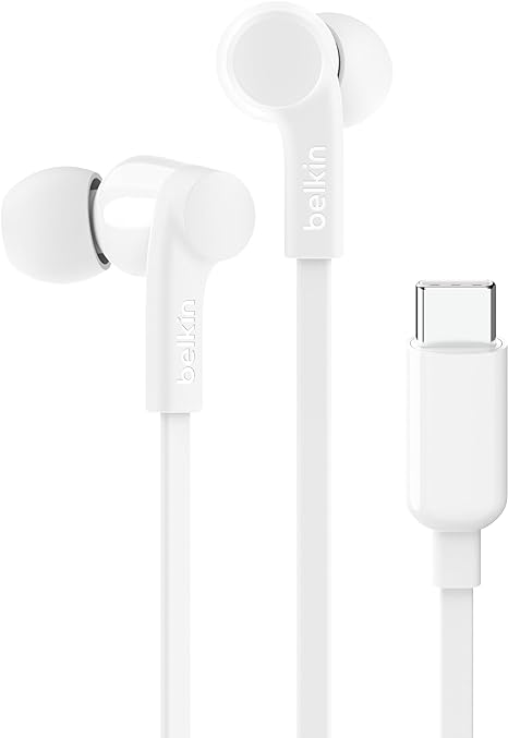 Belkin G3H0002btWHT SOUNDFORM™ Headphones with USB-C Connector, White