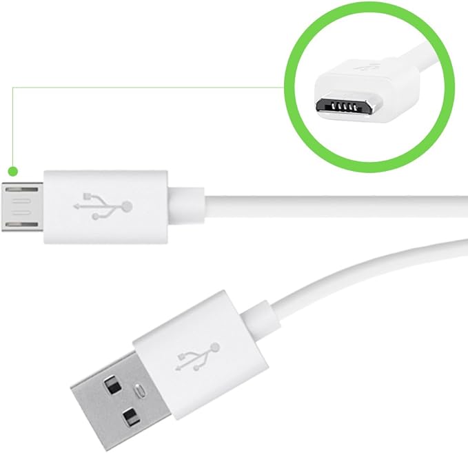 Belkin F2CU012bt2M-WHT Micro-USB to USB-A Cable, 2M, White