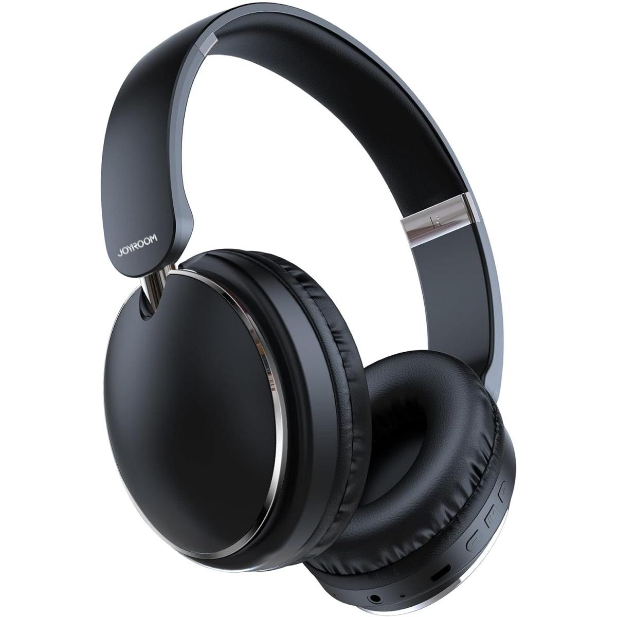 Joyroom JR-Hl2 Foldable Wireless Bluetooth Deep Bass Stereo Headphone With Microphone, Black - Tic Tac