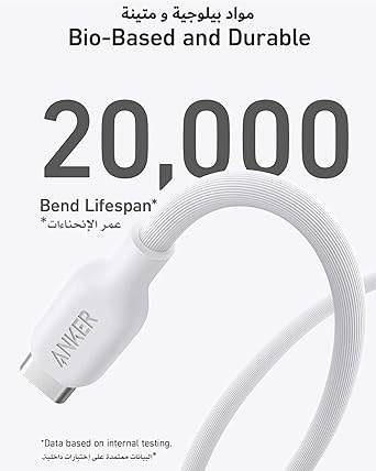 A81B6H21 Anker Anker 322 USB-C to Lightning Cable (6ft Braided) B2B - UN (excluded CN, Europe) - Tic Tac