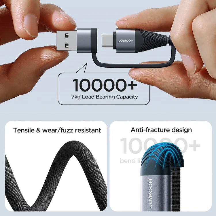 Multi-functional data cable for fast charging SA37-2T2 - Tic Tac