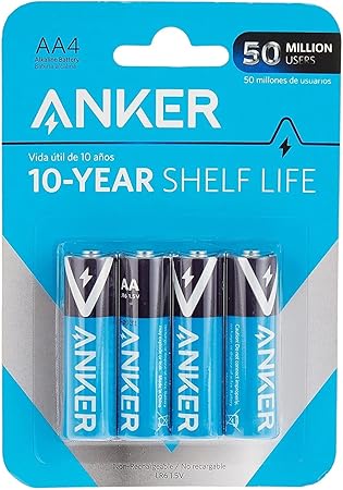 B1820H12 Anker AAA Alkaline Batteries 4- pack - Tic Tac