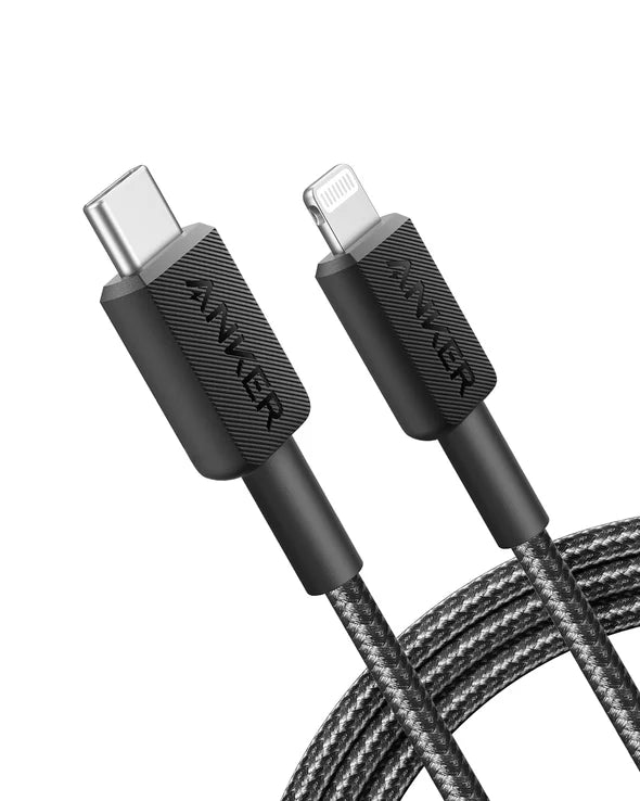 A81B6H11 Anker 322 USB-C to Lightning Cable (6ft Braided) - Tic Tac