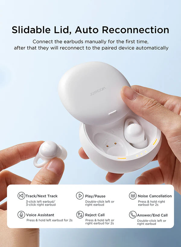 JOYROOM JR-TS2 True Wireless Sleep Earbuds - Tic Tac