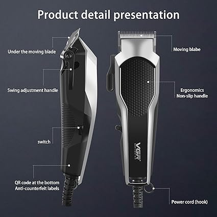 VGR V-130 Hair Clippers Set with Adjustable Blade For Men - Tic Tac