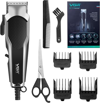 VGR V-130 Hair Clippers Set with Adjustable Blade For Men - Tic Tac