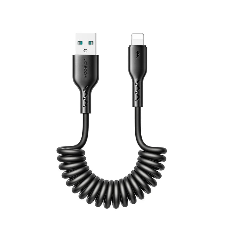 USB- A to lightning Coiled Data Cable - Type-C to Type-C - SA38-AC3