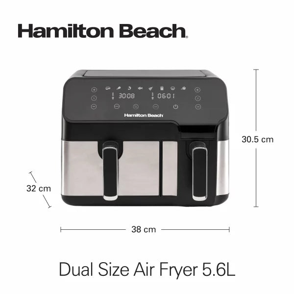 Hamilton Beach Dual Size Air Fryer 8.5L,  AF5232-ME