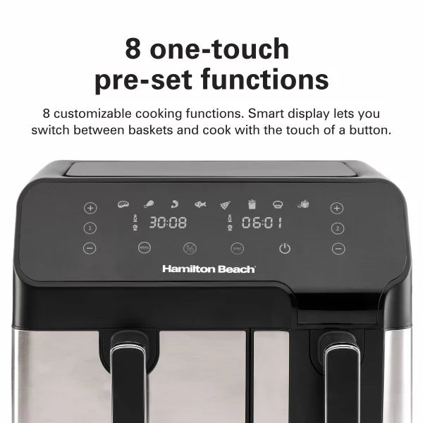 Hamilton Beach Dual Size Air Fryer 8.5L,  AF5232-ME