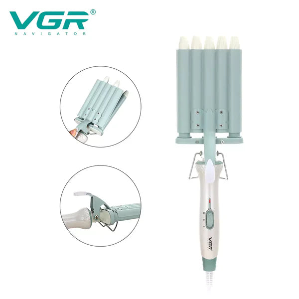 VGR V-597 5 Barrel Hair Curler For Women - Tic Tac