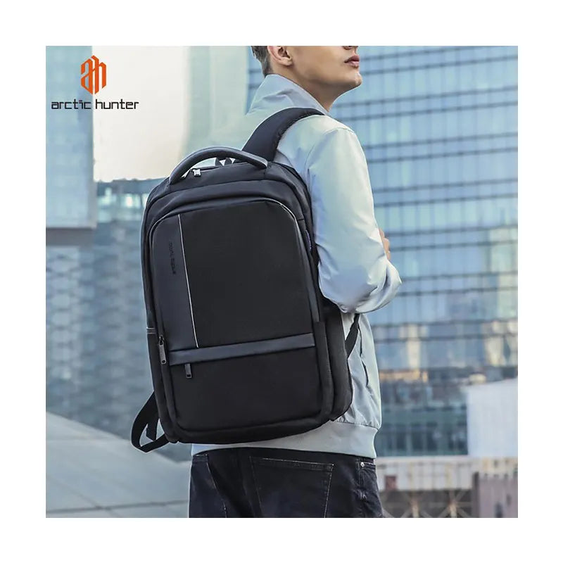 Arctic Hunter Backpack Laptop Traveling Backpacks Bag Waterproof USB Business Bags B00120C-840D