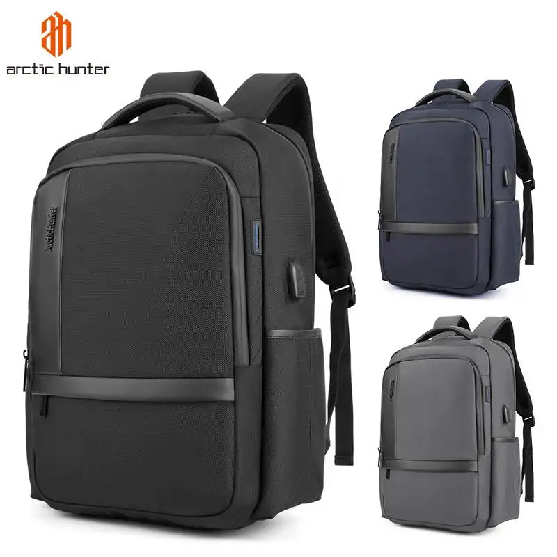 Arctic Hunter Backpack Laptop Traveling Backpacks Bag Waterproof USB Business Bags B00120C-840D