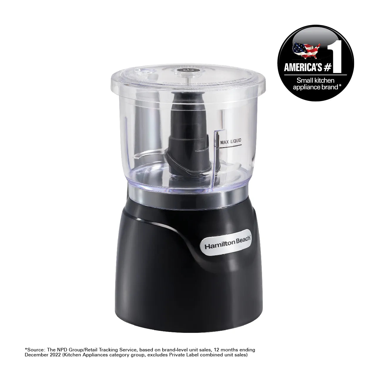 Hamilton Beach Stack &amp; Press™ Food Chopper, 72850-ME