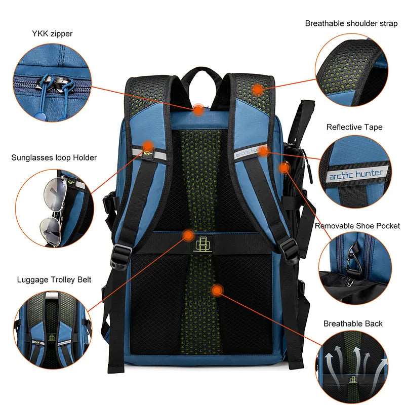 Arctic Hunter Outdoor Basketball Backpack Sports B00391