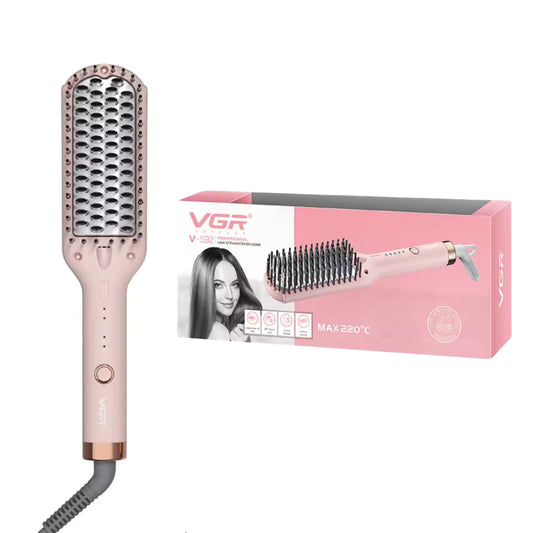 VGR V-592 Hair Straightening Brush 59W, Hair Straightening Comb For Women - Tic Tac