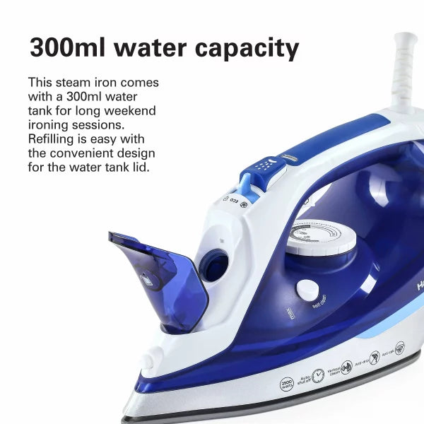 Hamilton Beach Steam Iron Ceramic 2500W, ST3797-ME