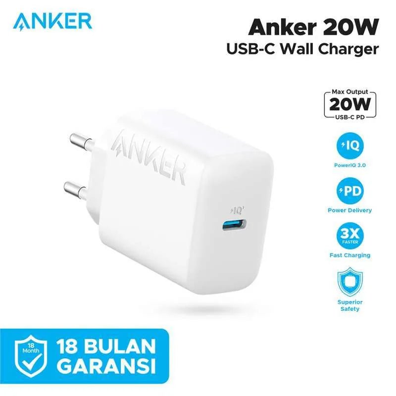 Anker 20W USB - C Wall Charger - Tic Tac - Fast Charger