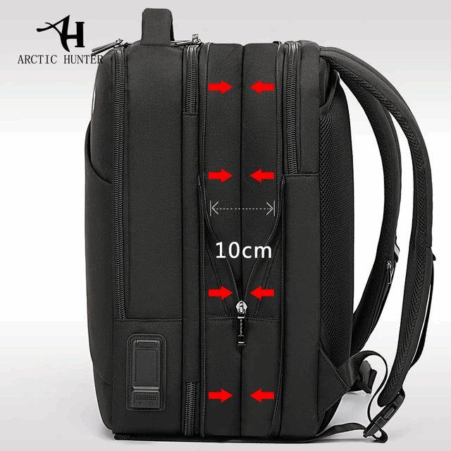 Arctic Hunter Expandable Laptop and Travel backpack Model Number: B00345 - Tic Tac - backpack